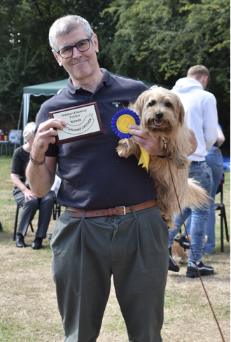 “Oliver Booth takes the Sausage Catcher crown from reigning champion Lottie Pinnell – not the first time a Booth Norfolk has had this trophy though, as Rob and his previous Norfolk Cassie won it the first year it was presented!