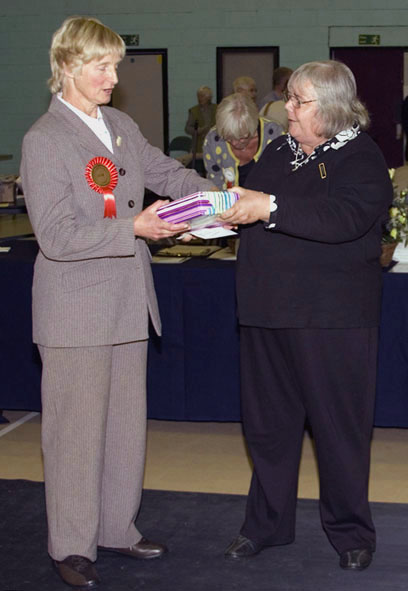 Presentation to the Judge Ruth Corkhill by the President