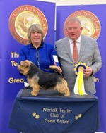 RESERVE BEST IN SHOW and  BEST PUPPY IN SHOW  Ruth Gee’s  WATERCROFT MOON DUST